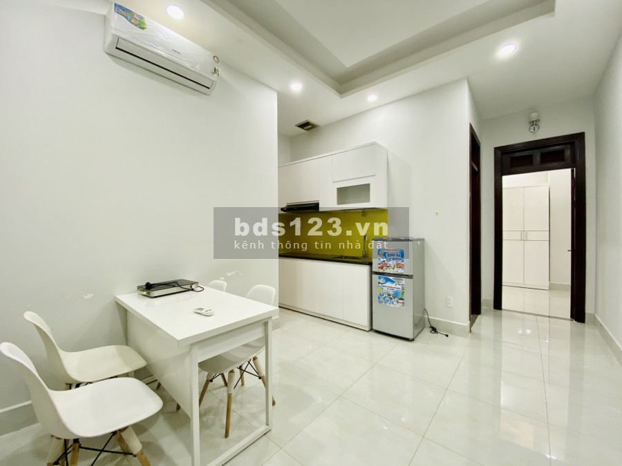 Sale cực lớn căn hộ mini mới xây có phòng ngủ riêng,2máy lạnh chỉ còn 6TR4 cho hợp đồng 1 năm