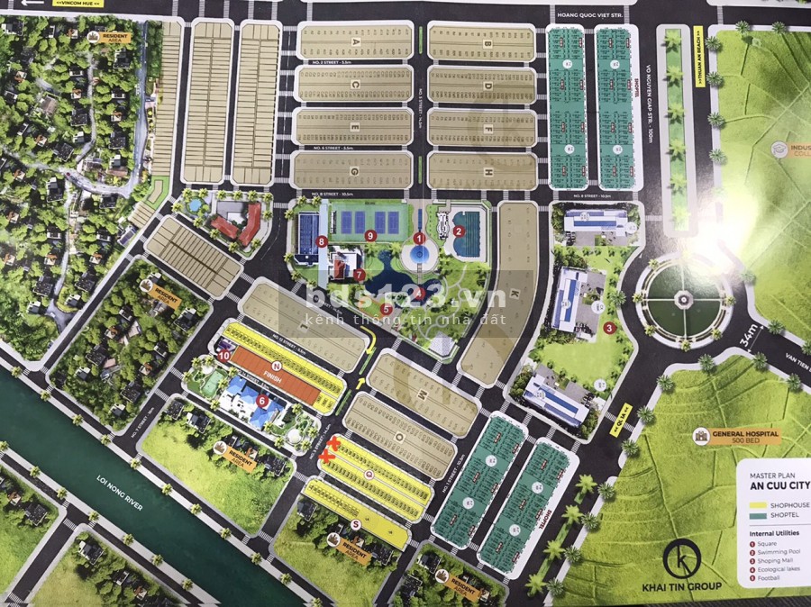 Duy nhất hôm nay 1 suất ngoại giao N15 khu đô thị An Cựu City, đúc 3.5 tầng