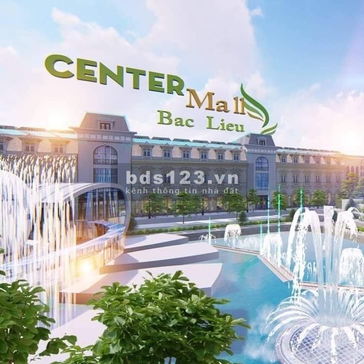 Bán đất nền dự án Center Mall tành Phố Bạc Liêu, cây xanh phủ kín