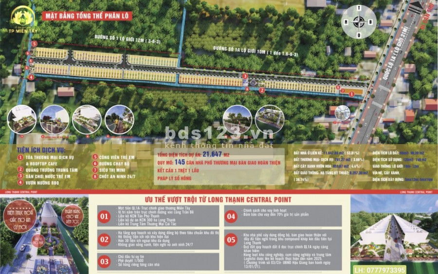 Long Thạnh Central Point - Khu nhà ở phố liền kề sang trọng