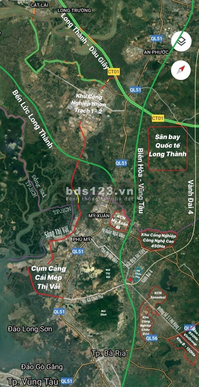 Đất khu dân cư Phú Mỹ tỉnh Bà Rịa, Vũng Tàu, giá 800 triệu. lhcc