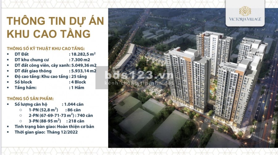 Căn hộ view sông Victoria Village trung tâm Quận 2 diện tích 82m2, 3PN giá 4ty7, LH 083 555 8886