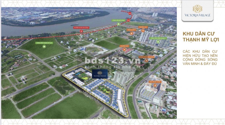 Căn hộ view sông Victoria Village trung tâm Quận 2 diện tích 82m2, 3PN giá 4ty7, LH 083 555 8886