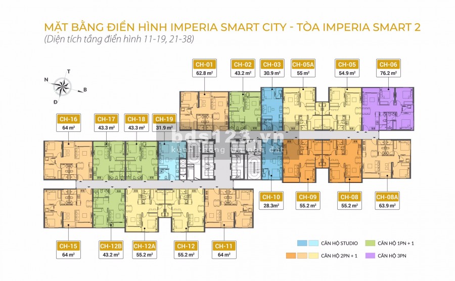Imperia – Vinhomes Smart City 0353662287, giá bán 1.8 tỷ, lhcc