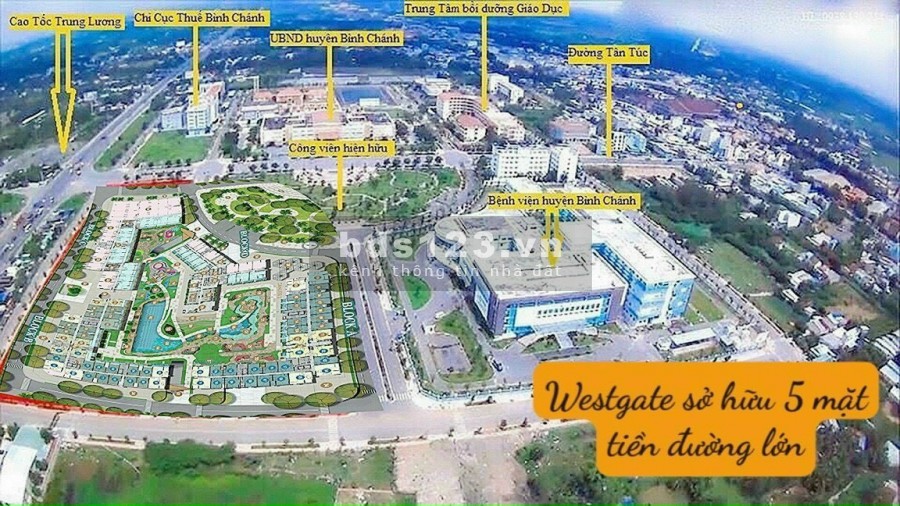 Căn hộ Westgate Bình Chánh chỉ cần thanh toán 30% tặng ngay 1 Lượng vàng chiết khấu lên tới 14%