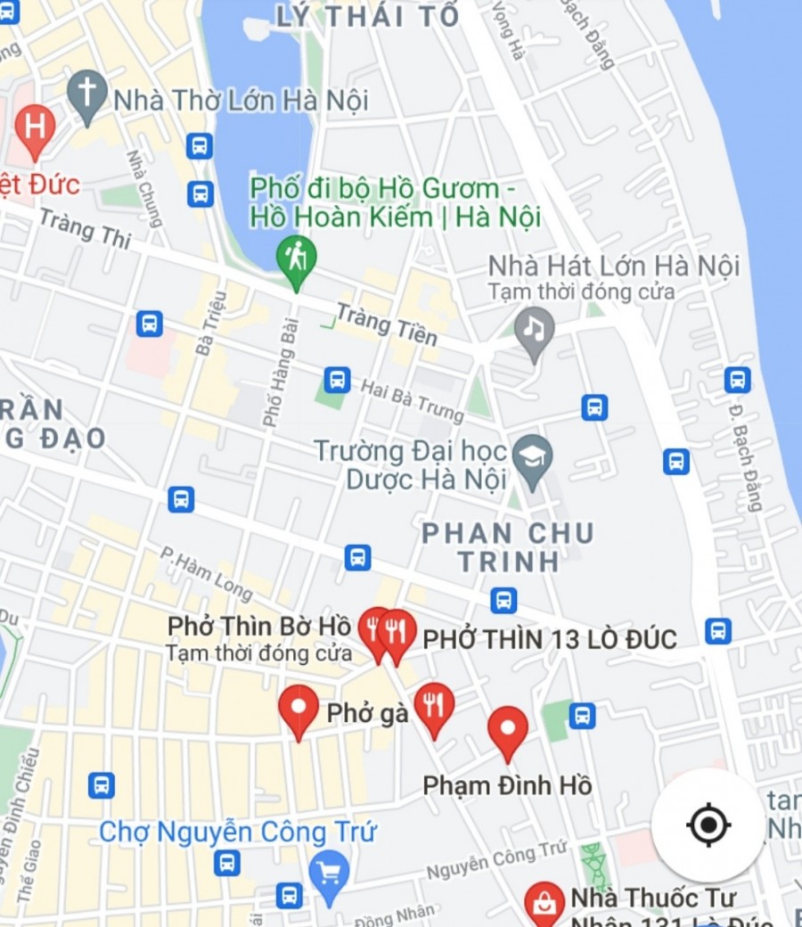 Mặt Phố Lò Đúc gần hồ Hoàn Kiếm diện tích 132m2, mt 8.6m2, vỉa hè 30m, giá 28.2 tỷ