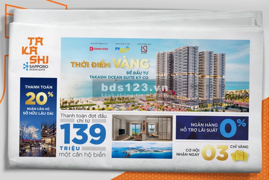 Dự án căn hộ biển TAKASHI OCEAN SUITE