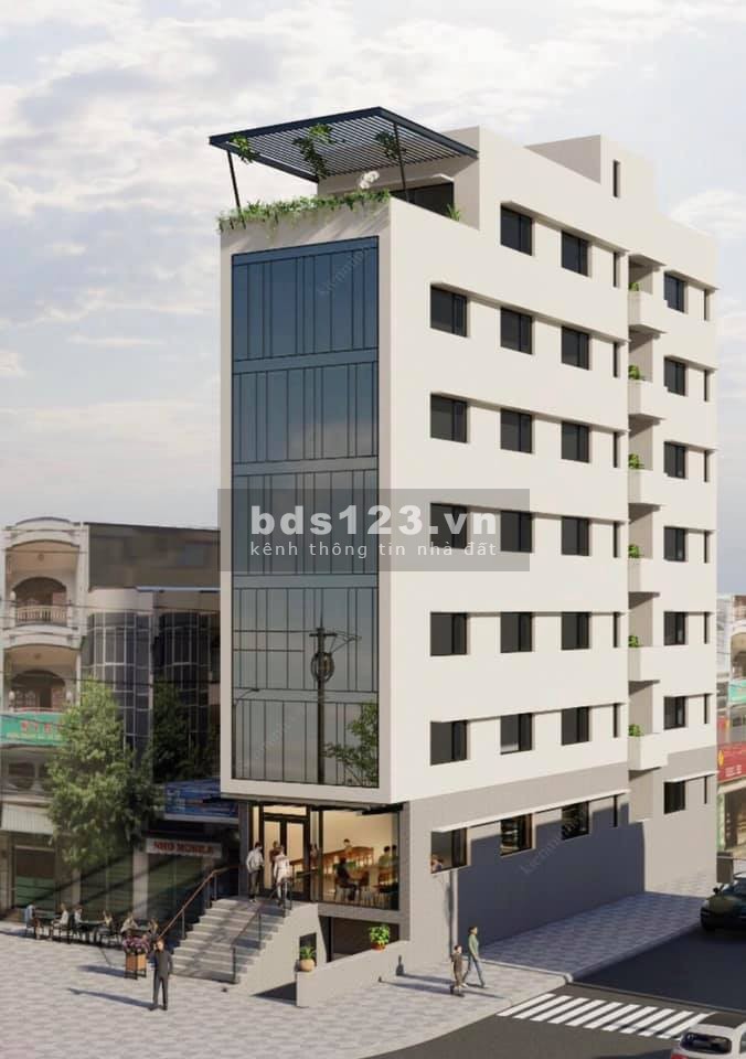 Tòa nhà văn phòng mặt phố Trung Kính 140m2 x 8 tầng, Mặt tiền 6m, Lô góc 2 thoáng. Giá 50 tỷ