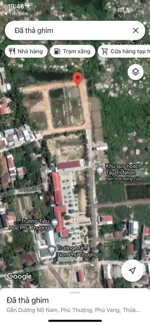 Bán gấp đất kqh Tây Trì Nhơn 2 mặt tiền, cạnh trường tiểu học Phú Thượng