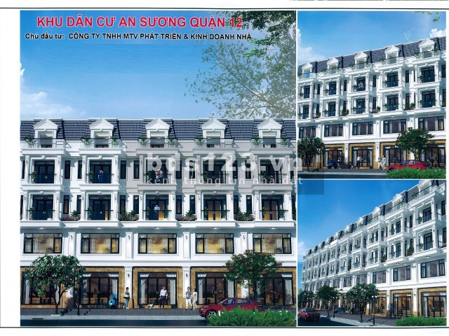 Bán gấp shophouse mặt tiền chợ Quận 12, thanh toán dàn trải, bank hỗ trợ vay70%