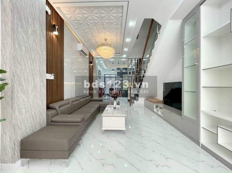 Bán nhà mới đẹp 2 lầu hẻm xe hơi 1979 Huỳnh Tấn Phát thị trấn Nhà Bè
