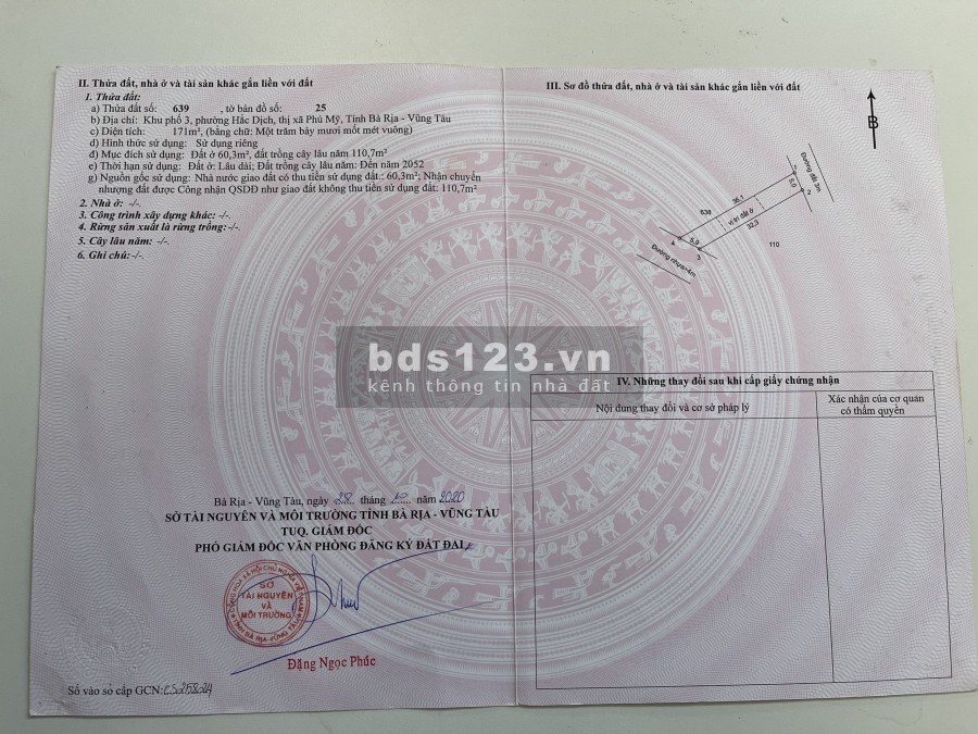 Giá 7tr/m2, diện tích 175m2, tc 60, tìm chủ mới thiện chí sẽ thoả thuận giá