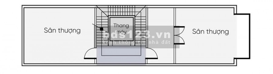 Nhà đẹp 5 tầng gần sông có thang máy, DT 5x16m, đường xe hơi, SHR