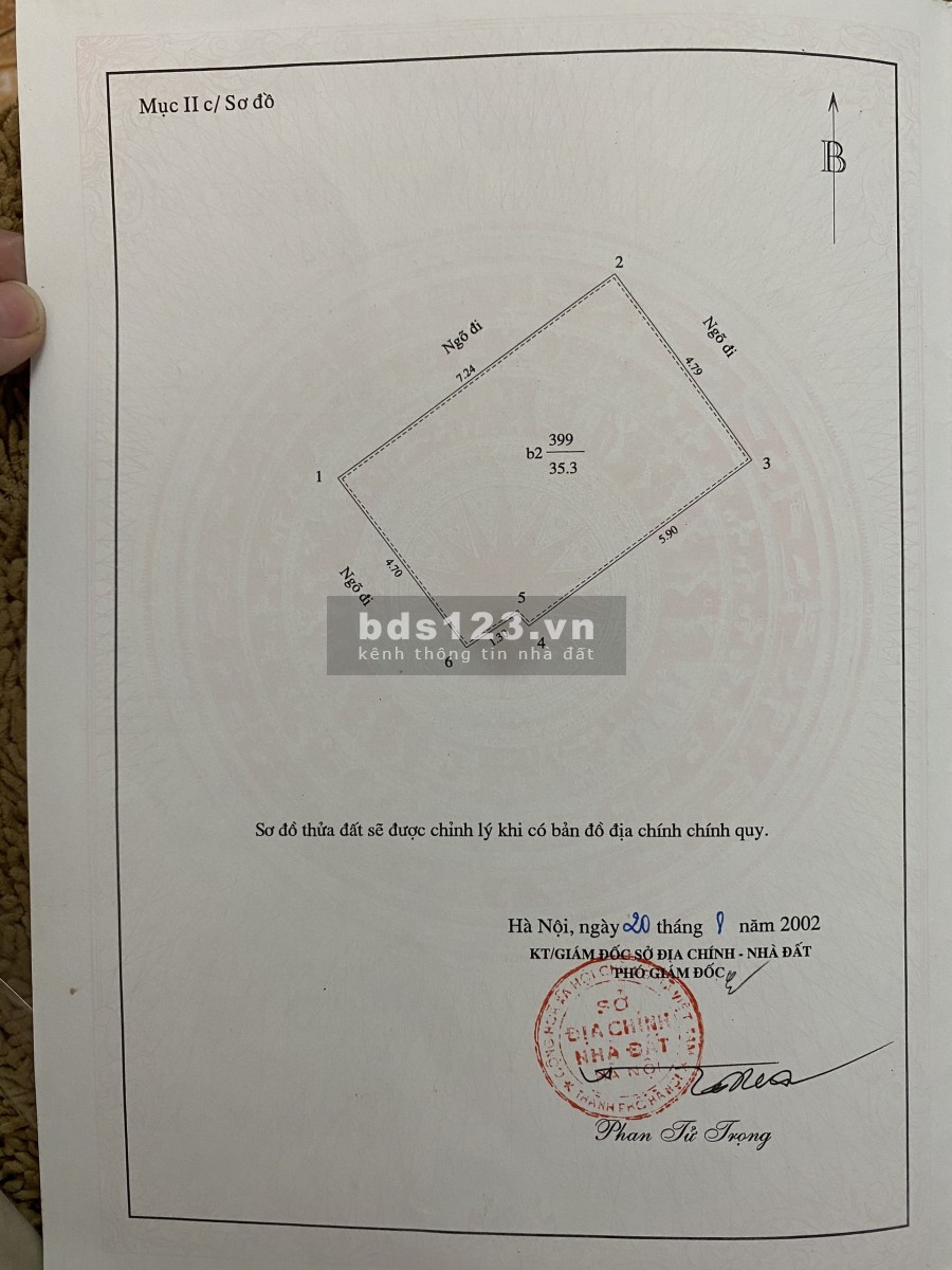 Bán gấp nhà mặt ngõ Văn Hương ô tô kinh doanh, giá bán 4.65 tỷ
