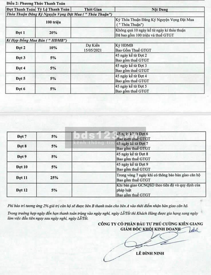 Bán căn hộ Sophia Phú Cường View bờ hồ, ngân hàng hỗ trợ 70%