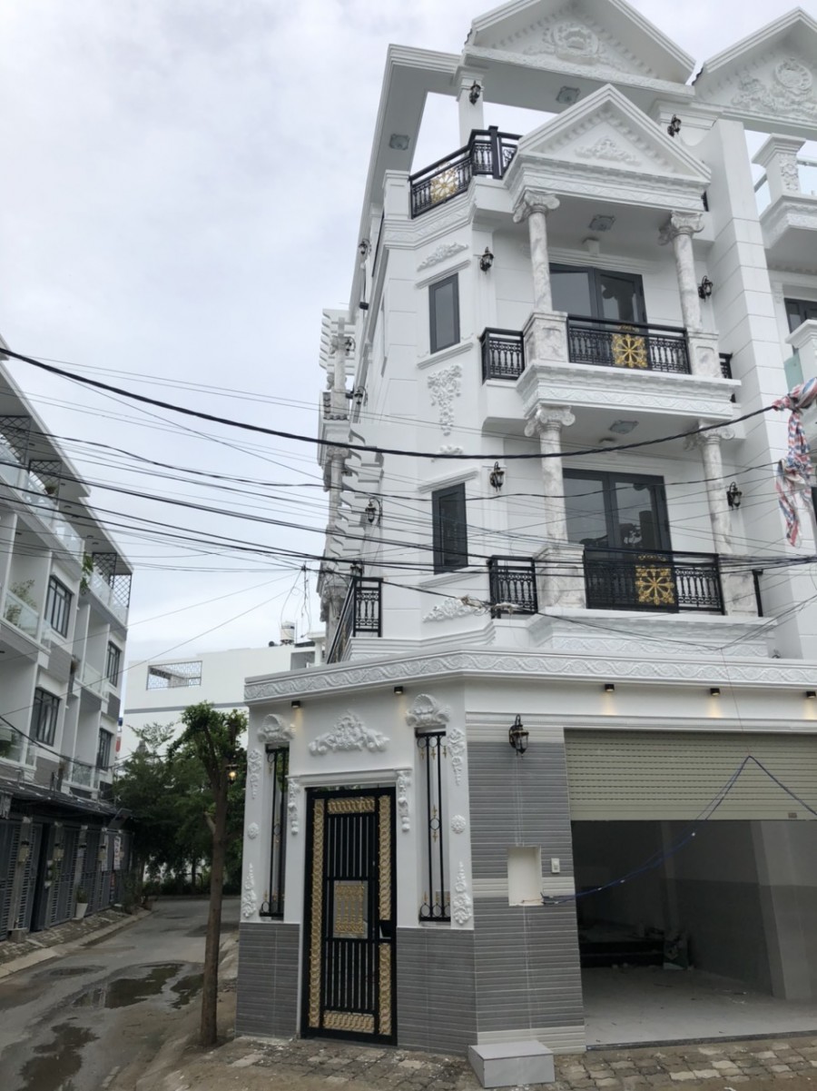 Bán nhà căn góc 2 mặt tiền đường nội bộ-KDC Petachime Huỳnh Tấn Phát, Nhà Bè