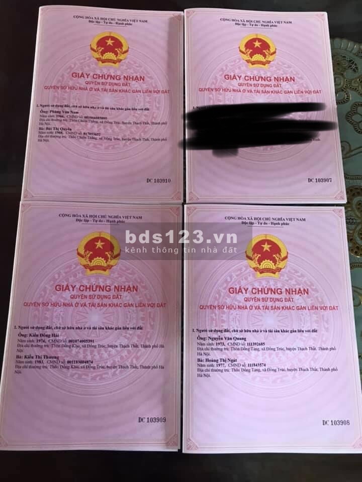 Chính chủ bán 3 lô đất vị trí tuyệt đẹp có một 02, giá bán 26.5 triệu/m2