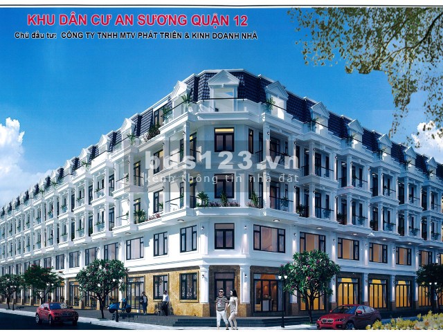 Bán gấp shophouse mặt tiền chợ Quận 12, thanh toán dàn trải, bank hỗ trợ vay70%