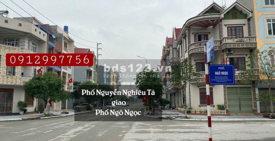 Cho thuê nhà lô góc, Ngã Tư To, Mặt Phố trung tâm Phố Chờ Yên Phong Bắc Ninh