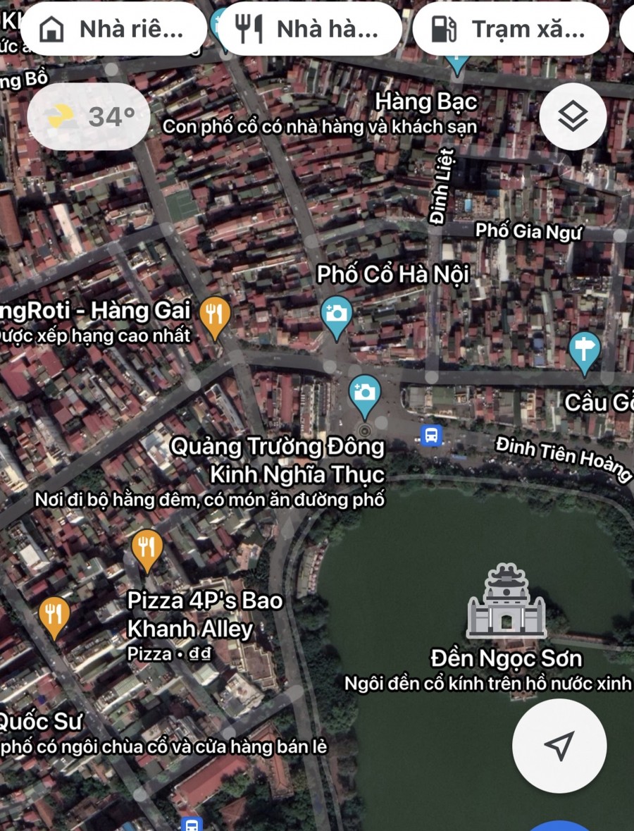Mặt Phố Hàng Trống Quận Hoàn Kiếm mặt tiền rộng 6.2m, vỉa hè dt 152m