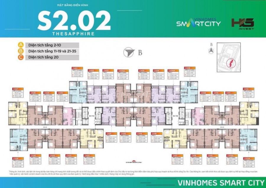 Chính chủ cần bán CHCC S2.02 Vinhomes smart city, Đại lộ Thăng Long, Phường Tây Mỗ, Quận Nam Từ Liêm, Hà Nội