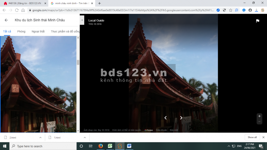 Bán khu du lịch sinh thái Minh Châu, giá bán 55 tỷ, liên hệ chính chủ