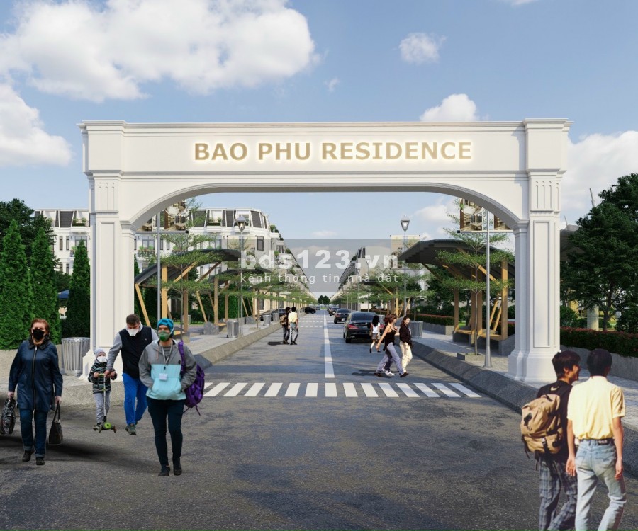 Mở bán 100 căn nhà phố khu dân cư Bảo Phú Residence, mặt tiền Võ Thị Liễu, P. An Phú Đông, giá 5ty6