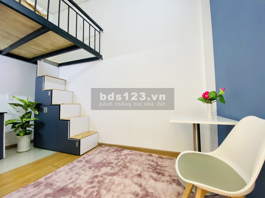 Phòng gác lửng, full nội thất Phan Văn Trị ngay đại học Văn Lang, giá 4.3 triệu/tháng