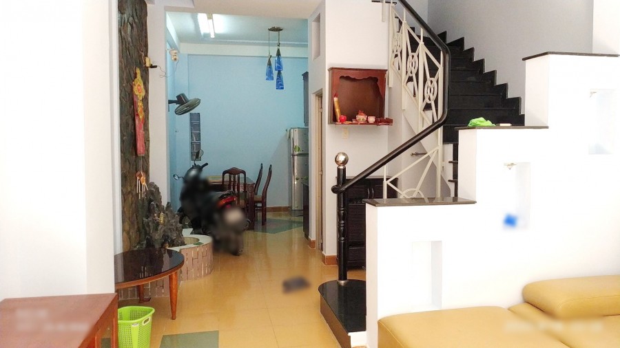 Nhà (4*12m/2 lầu đúc BTCT, mái BTCT) hẻm 90 Bông Sao Phường 5 Quận 8