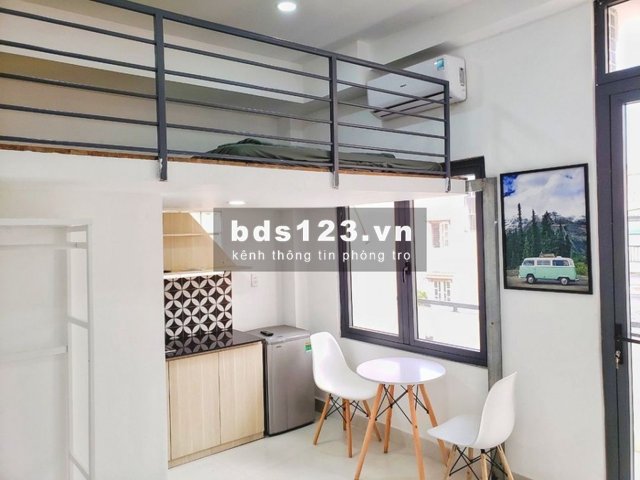 Phòng mới xây Tân Bình kế công viên đẹp rộng từ 25m2 có gác rất sạch sẽ