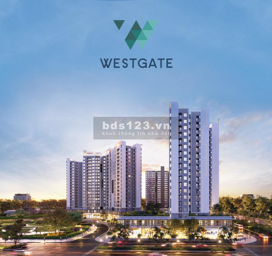 Căn hộ WestGate full nội thất giá tốt nhất Sài Gòn TT 700tr/ 2PN 2WC pháp lý rõ ràng