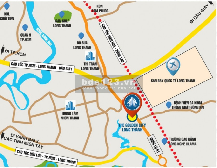 Dự án duy nhất sổ sẵn khu vực sân bay Long Thành giá đầu tư, hỗ trợ vay lên đến 70%