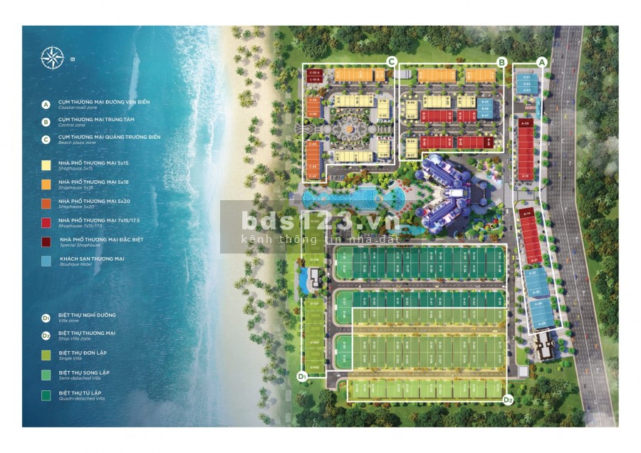 Mở bán Shop villa Wonderland của Nova world Hồ Tràm chỉ 9,8 tỷ/căn. Cam kết thuê 800tr/năm