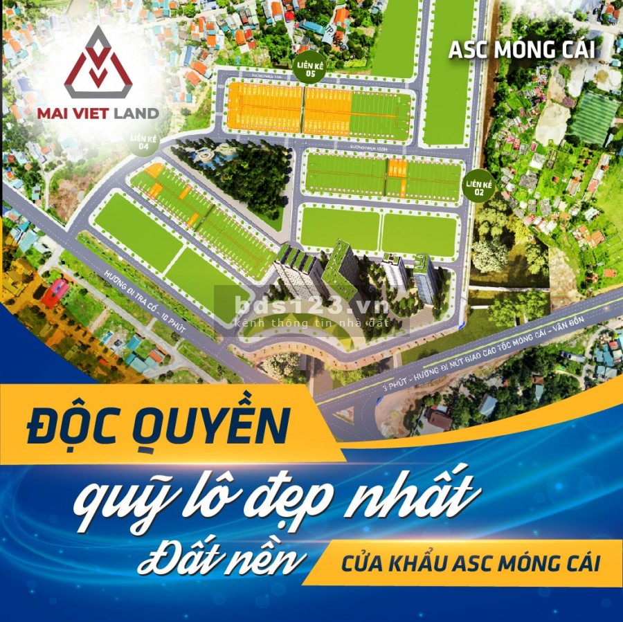 Dự án đất nên ASC trung tâm thành phố móng cái mở bán đợt đầu giá cực tốt