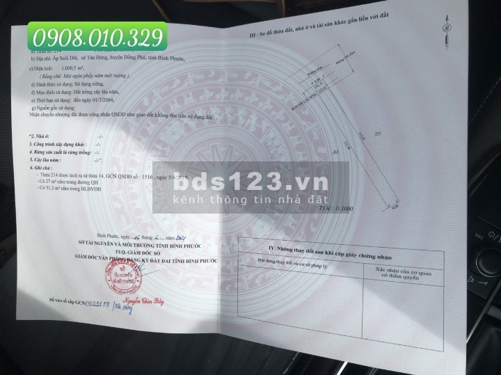 Cần bán ra lô đất sào sau gần trung tâm thành phố đường thông sổ sẵn