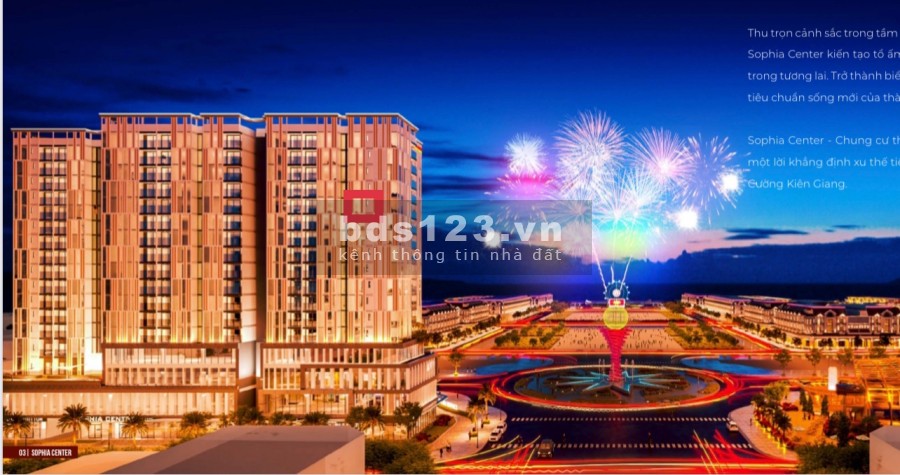Căn hộ cao cấp sophia Center Phú Cường, giá bán 917 triệu