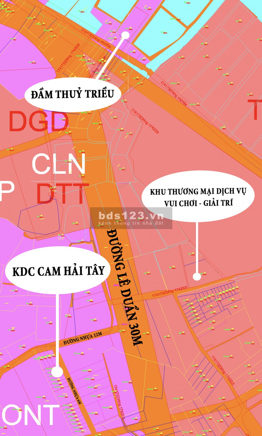 Đất thổ cư trục đường Lê Duẩn view Đầm - Giá đầu tư F0