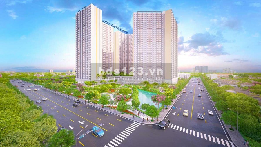 Căn hộ sở hữu 5 mặt tiền đường với giá vô cùng hấp dẫn, chung cư West Gate Park