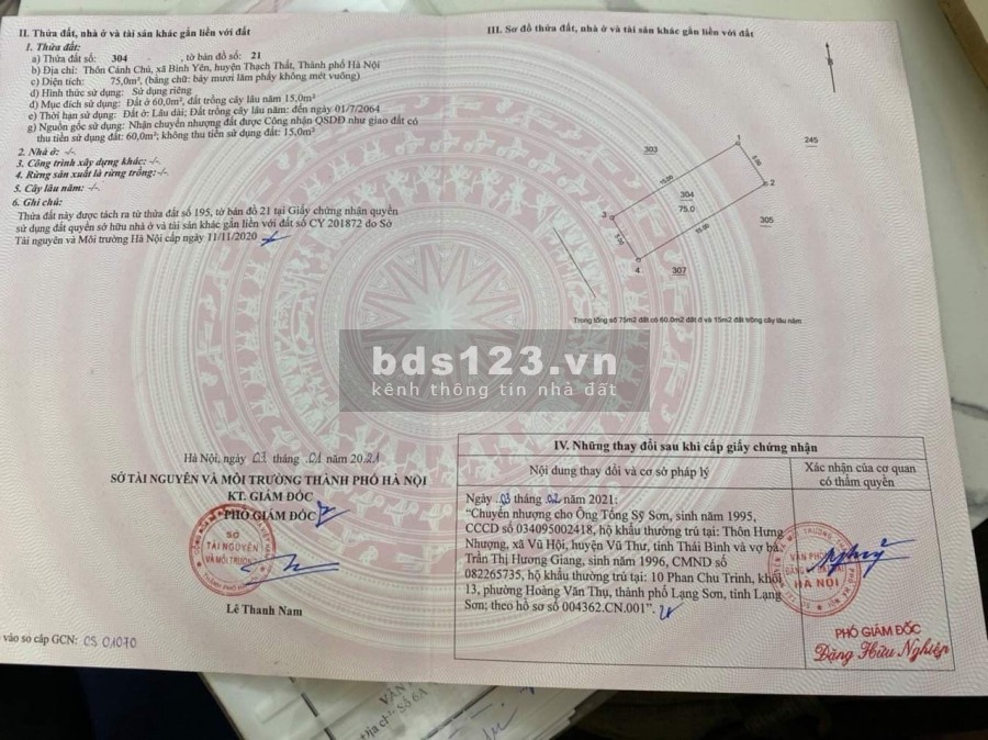 Chính chủ bán đầu tư F0 khu đất phong thuỷ tốt, sổ đỏ sẵn, giá tốt sinh lời nhanh