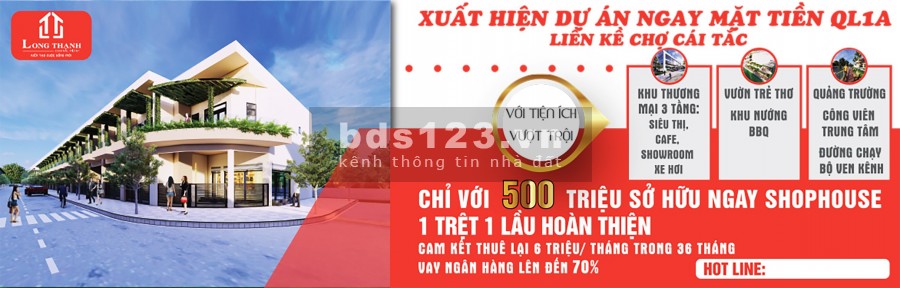 Sở hữu ngay căn shophouse liền kề chợ Cái Tắc-Hậu Giang