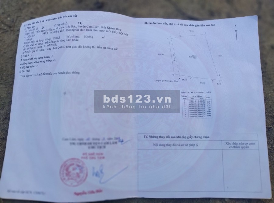 LÔ ĐẤT THỔ CƯ MẶT TIỀN ĐƯỜNG TRÁNH QL1A - GIÁ ĐẦU TƯ F0
