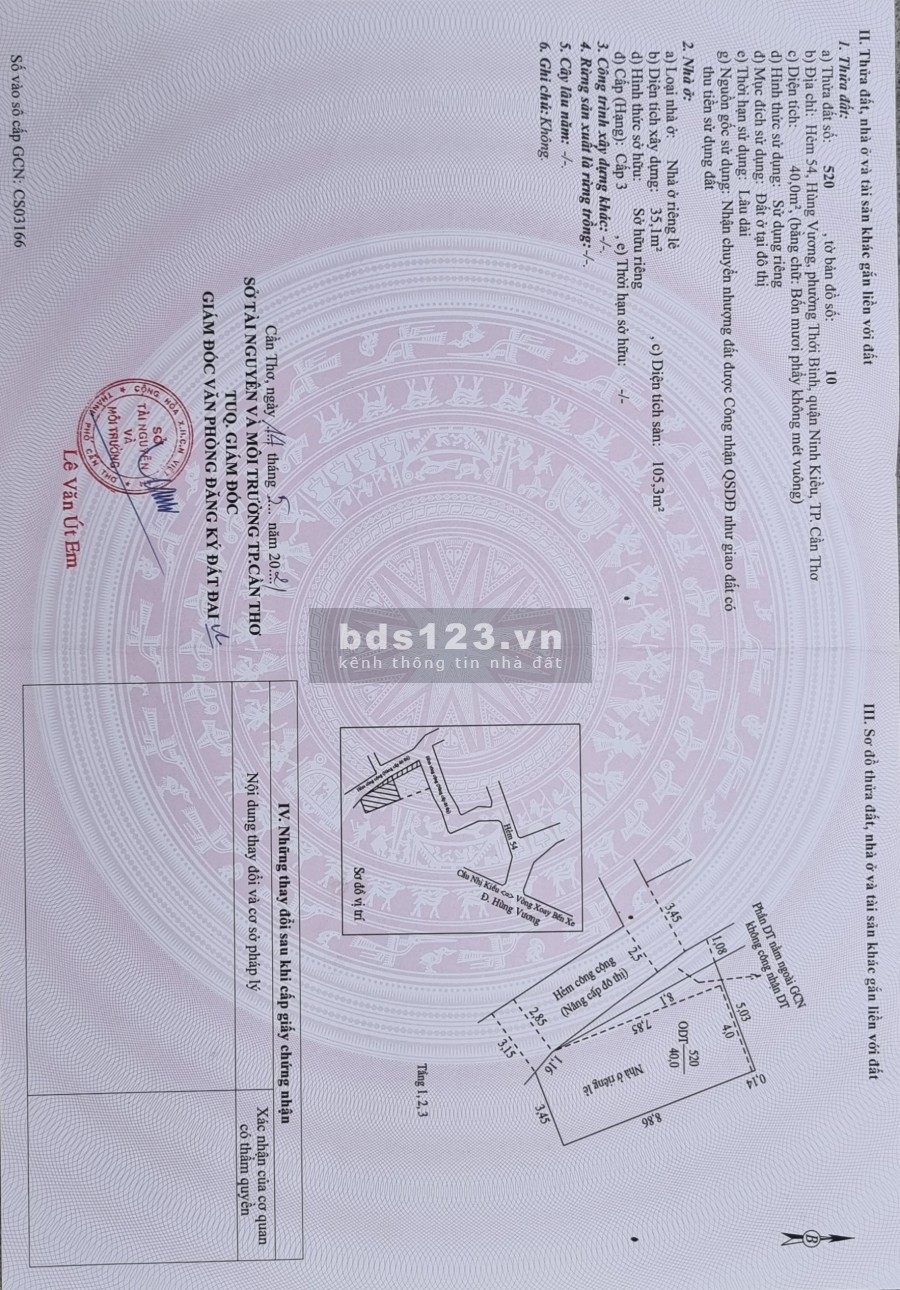 Nhà góc 2 lầu đúc xây mới, hiện đại rất đẹp sang trọng - Hẻm 54 Hùng Vương, Ninh Kiều với 2,8x tỷ