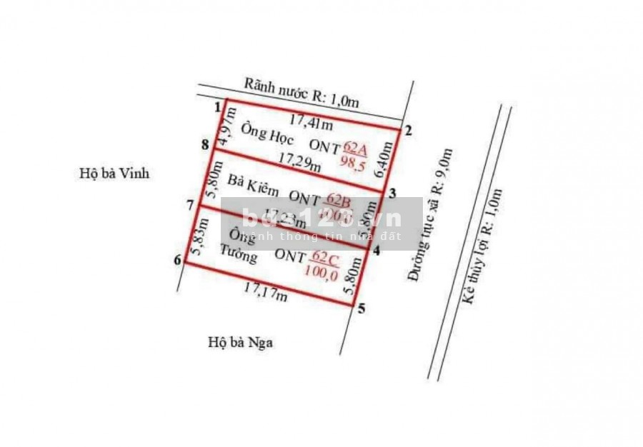 Bán lô đất 100m2 xóm Đông - Dương Quan huyện Thuỷ Nguyên, giá 35 triệu/m2