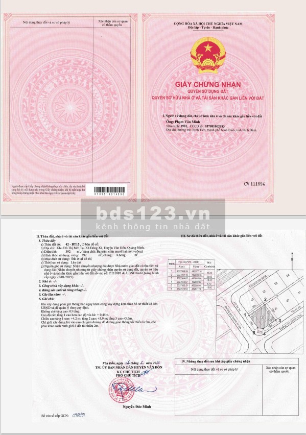 Tôi cần bán lô góc biệt thự nghỉ dưỡng KĐT Phương Đông Vân Đồn gần trục Shophouse Kinh Tế Đêm TTTM