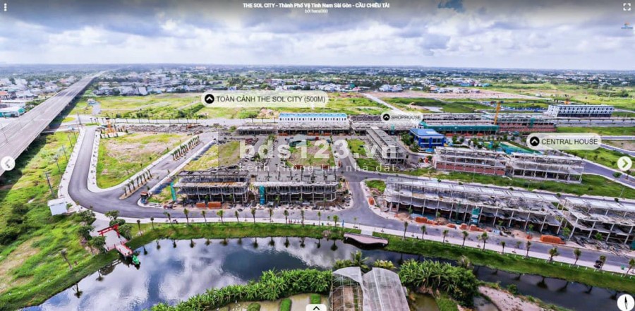 Bán đất nền dự án The Sol City, Cần Giuộc, Long An, 80m2, sổ hồng riêng từng nền