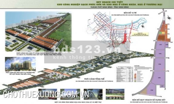 Bán 3ha đất tại khu công nghiệp Phúc Sơn, thành phố Ninh Bình, giá 50 tỷ