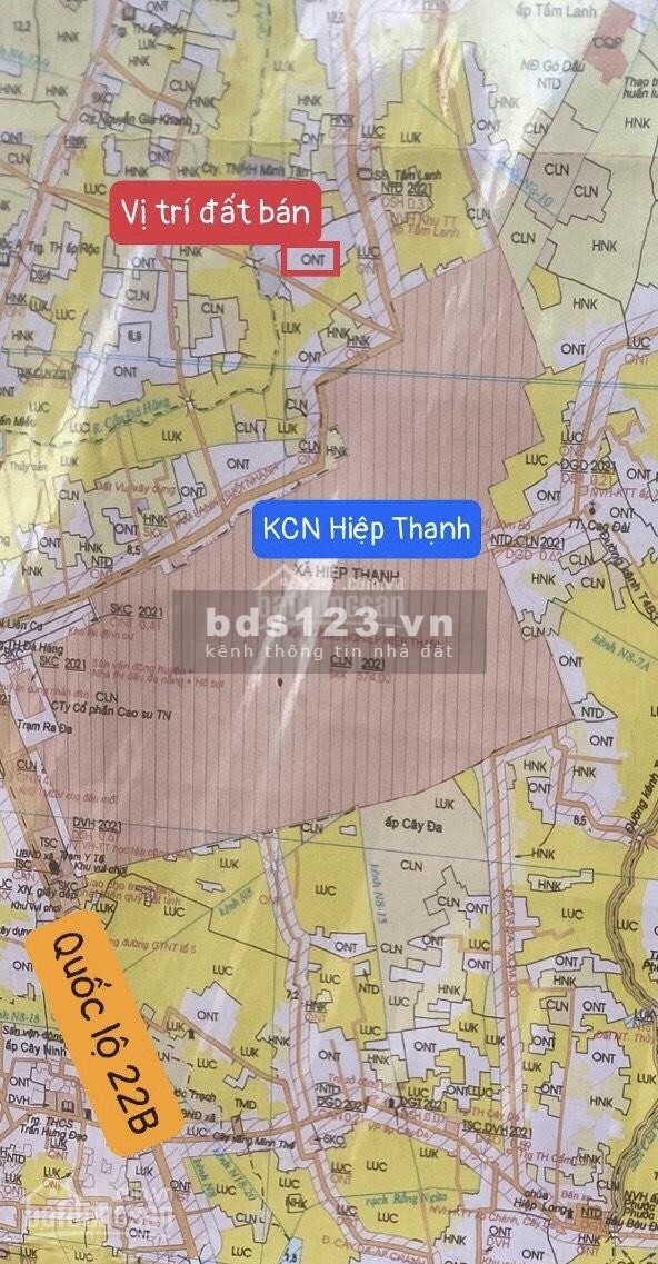 Đất thổ cư sát khu công nghiệp Hiệp Thạnh, giá chỉ 299 triệu bao sổ