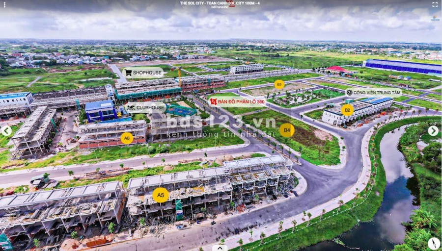 Bán đất nền dự án The Sol City, Cần Giuộc, Long An, 80m2, sổ hồng riêng từng nền