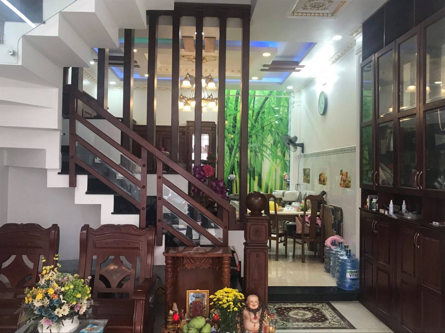 75m2 nở hậu. nhà 3 tầng cực đẹp Gò Vấp chủ ở kỹ tặng hết nội thất, giá 6.5 tỷ