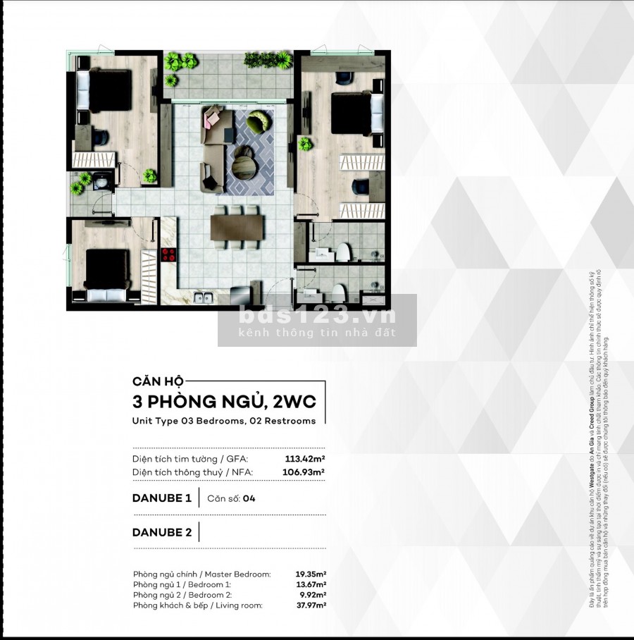 Chung cư West Gate Park Bình Chánh trả góp không lãi suất, ân hạn nợ góc